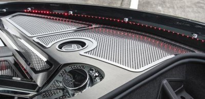 2020-26 C8 Corvette Brushed Stainless Fender Covers w/Polished Perforated Inserts