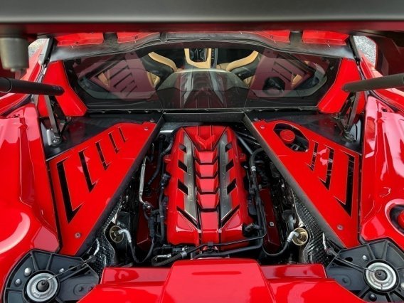 2020-2026 C8 Corvette Steel Painted Engine Bay Filler Covers