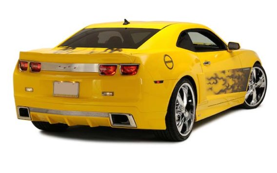 2010-2015 Chevy Camaro Gradient Flame Rally Stripe Graphics