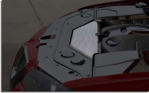 2008-2009 Pontiac G8 Stainless Perforated Air Capacitor Cover