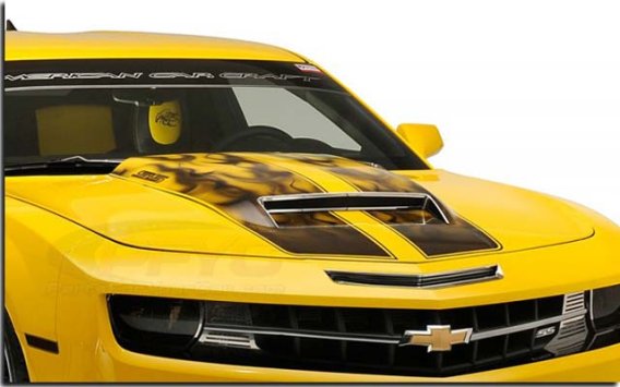 2010-2015 Chevy Camaro Gradient Flame Rally Stripe Graphics