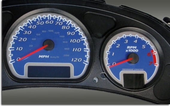 2000-2005 Chevy Monte Carlo and Impala Colored Gauge Faces