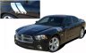 2011-14 Dodge Charger Double Bar Body Stripe Kit